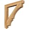 Ekena Millwork Balboa Arts & Crafts Rough Sawn Bracket, Western Red Cedar, 4"W x 34"D x 34"H BKT04X34X34BOA03RWR - alternate 1